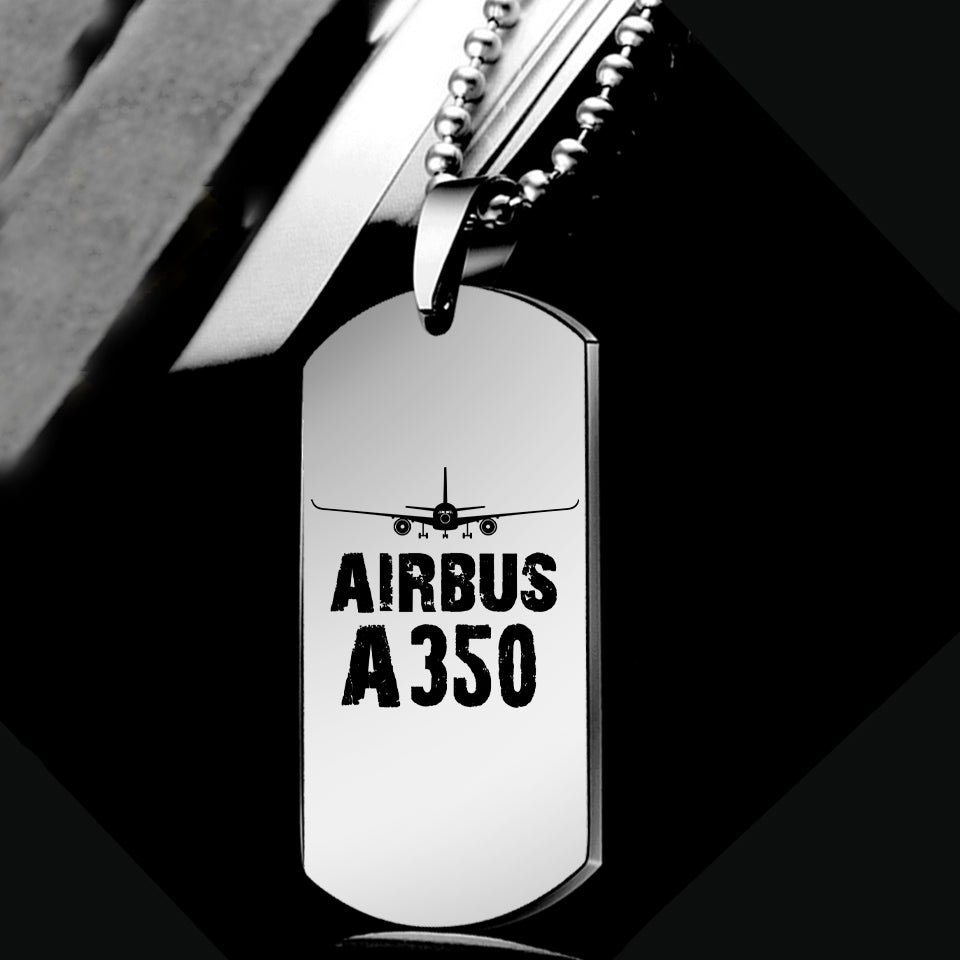 Airbus A350 & Plane Designed Metal Necklaces