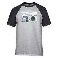 Thumbnail for Amazing Aircraft & Engine Designed Raglan T-Shirts