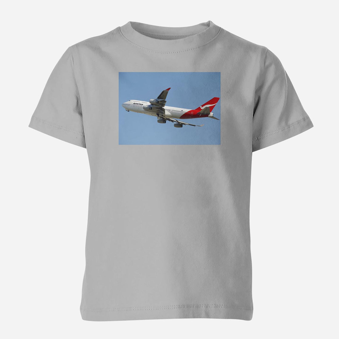Departing Qantas Boeing 747 Designed Children T-Shirts