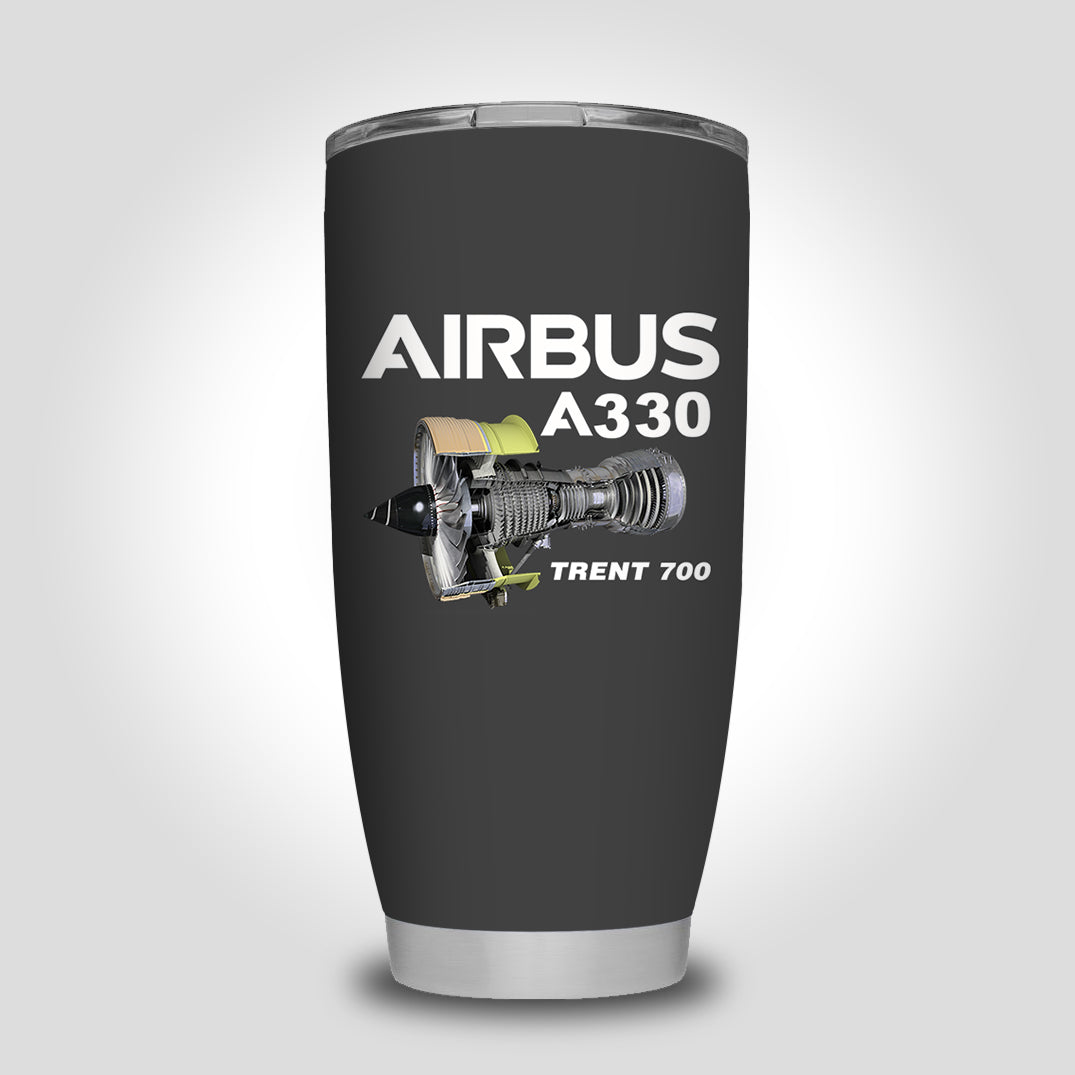 Airbus A330 & Trent 700 Engine Designed Tumbler Travel Mugs