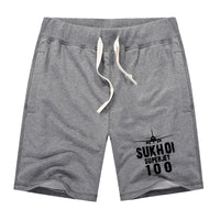 Thumbnail for Sukhoi Superjet 100 & Plane Designed Cotton Shorts