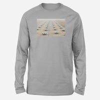 Thumbnail for Military Jets Designed Long-Sleeve T-Shirts