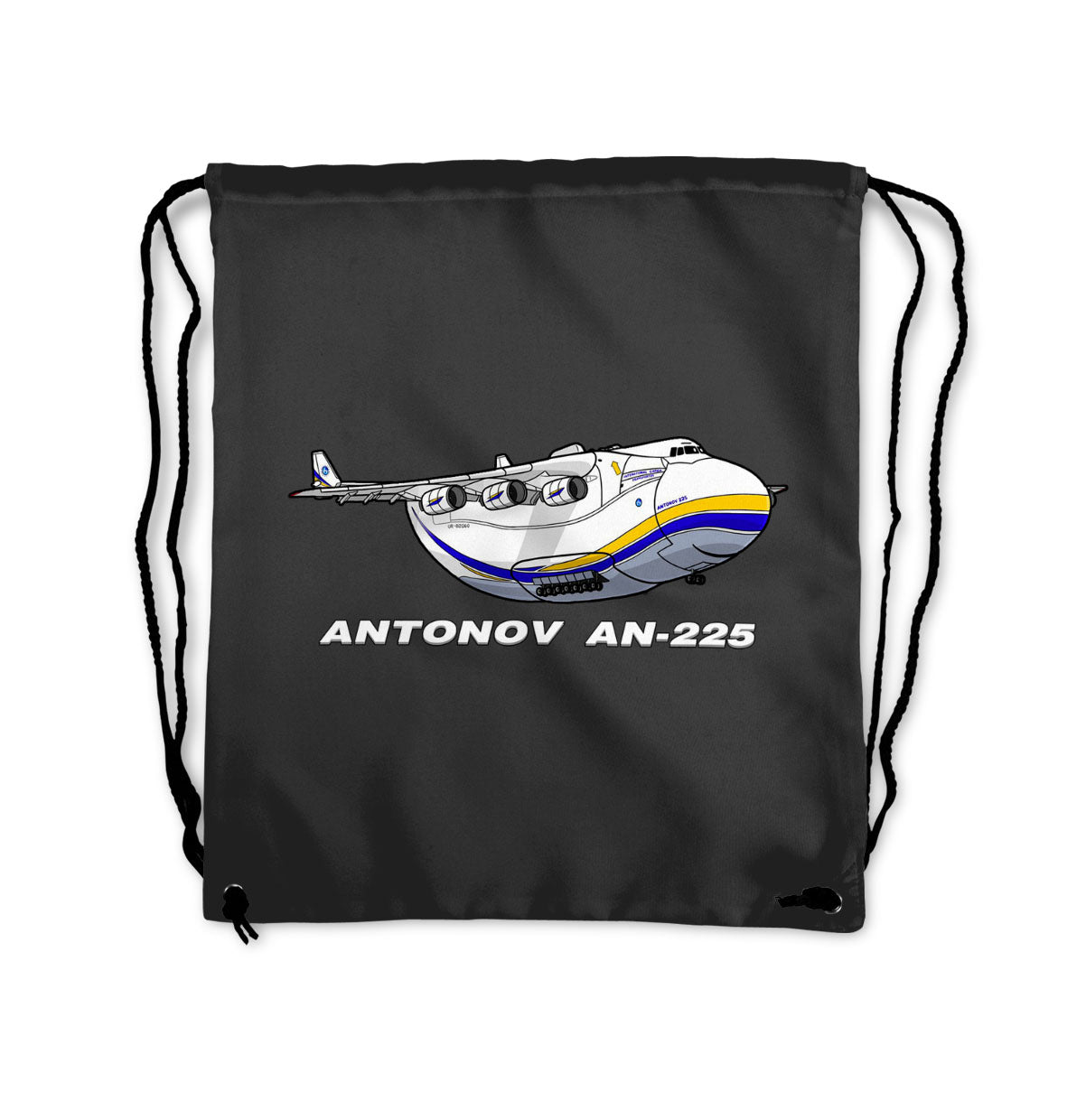Antonov AN-225 (17) Designed Drawstring Bags