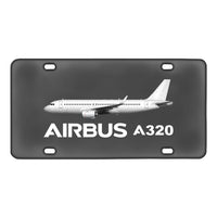 Thumbnail for The Airbus A320 Designed Metal (License) Plates