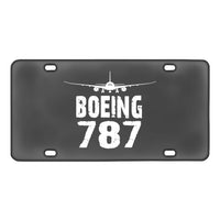 Thumbnail for Boeing 787 & Plane Designed Metal (License) Plates