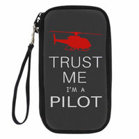 Thumbnail for Trust Me I'm a Pilot (Helicopter) Designed Travel Cases & Wallets