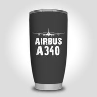 Thumbnail for Airbus A340 & Plane Designed Tumbler Travel Mugs
