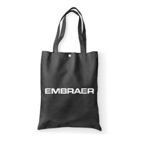 Thumbnail for Embraer & Text Designed Tote Bags