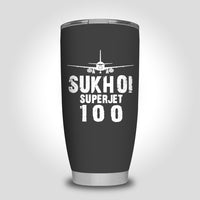 Thumbnail for Sukhoi Superjet 100 & Plane Designed Tumbler Travel Mugs