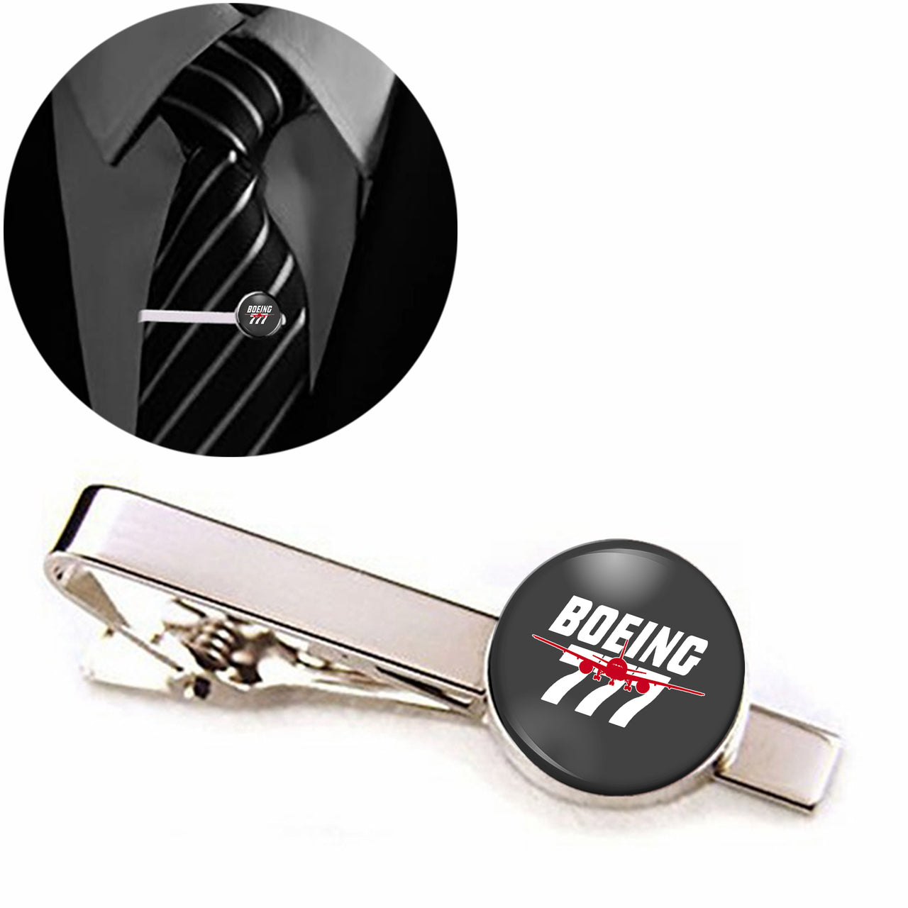 Amazing Boeing 777 Designed Tie Clips