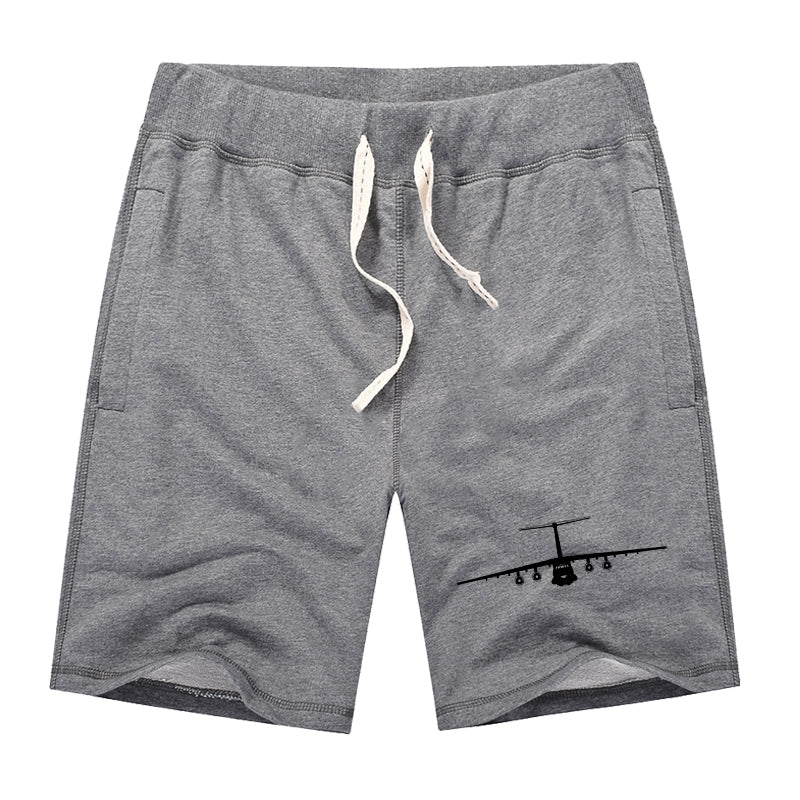 Ilyushin IL-76 Silhouette Designed Cotton Shorts