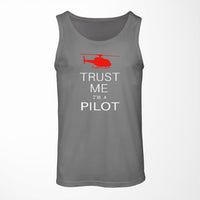 Thumbnail for Trust Me I'm a Pilot (Helicopter) Designed Tank Tops