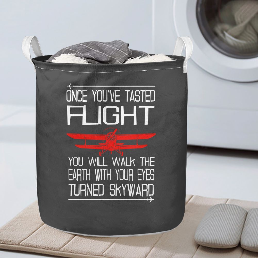 Once You've Tasted Flight Designed Laundry Baskets