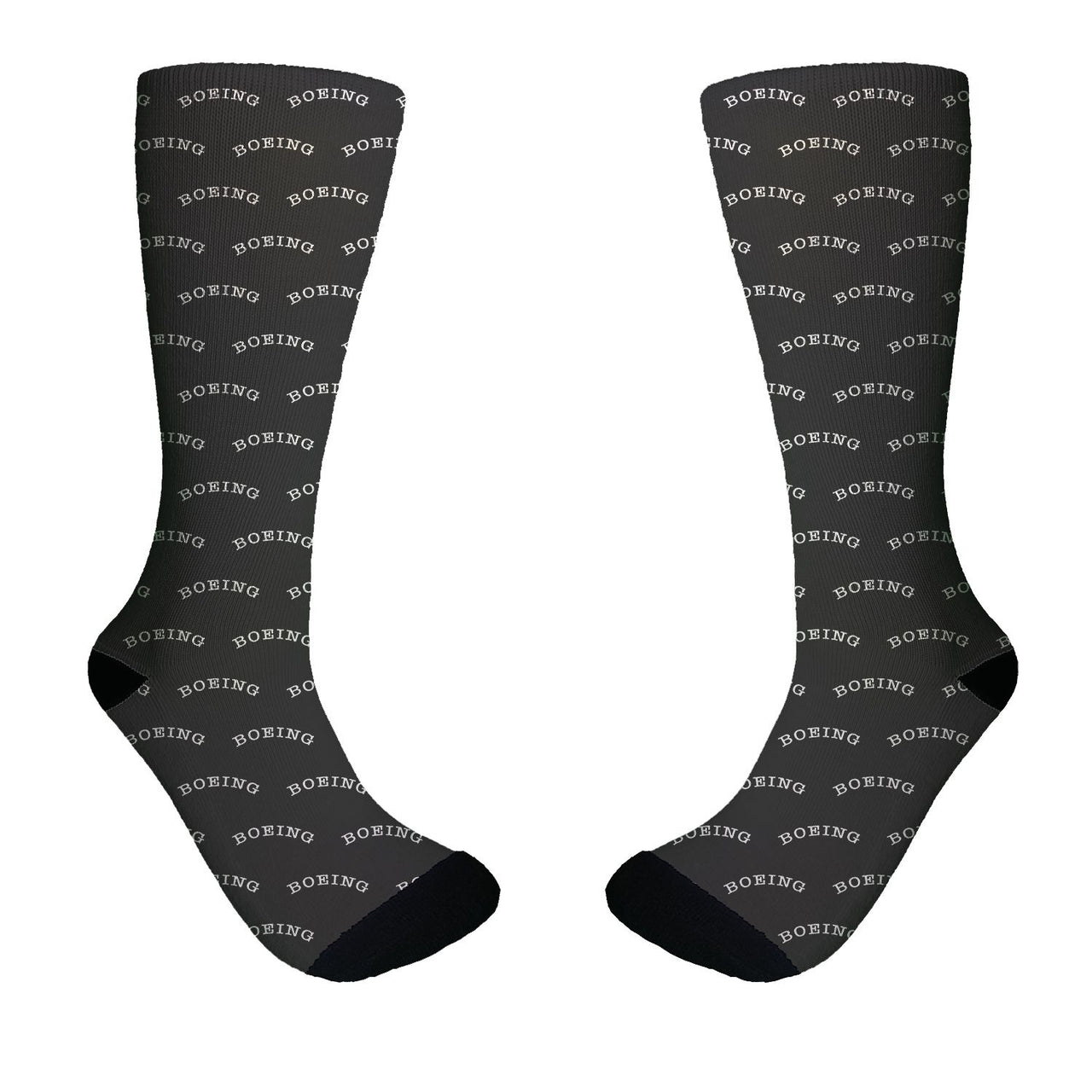 Special BOEING Text Designed Socks