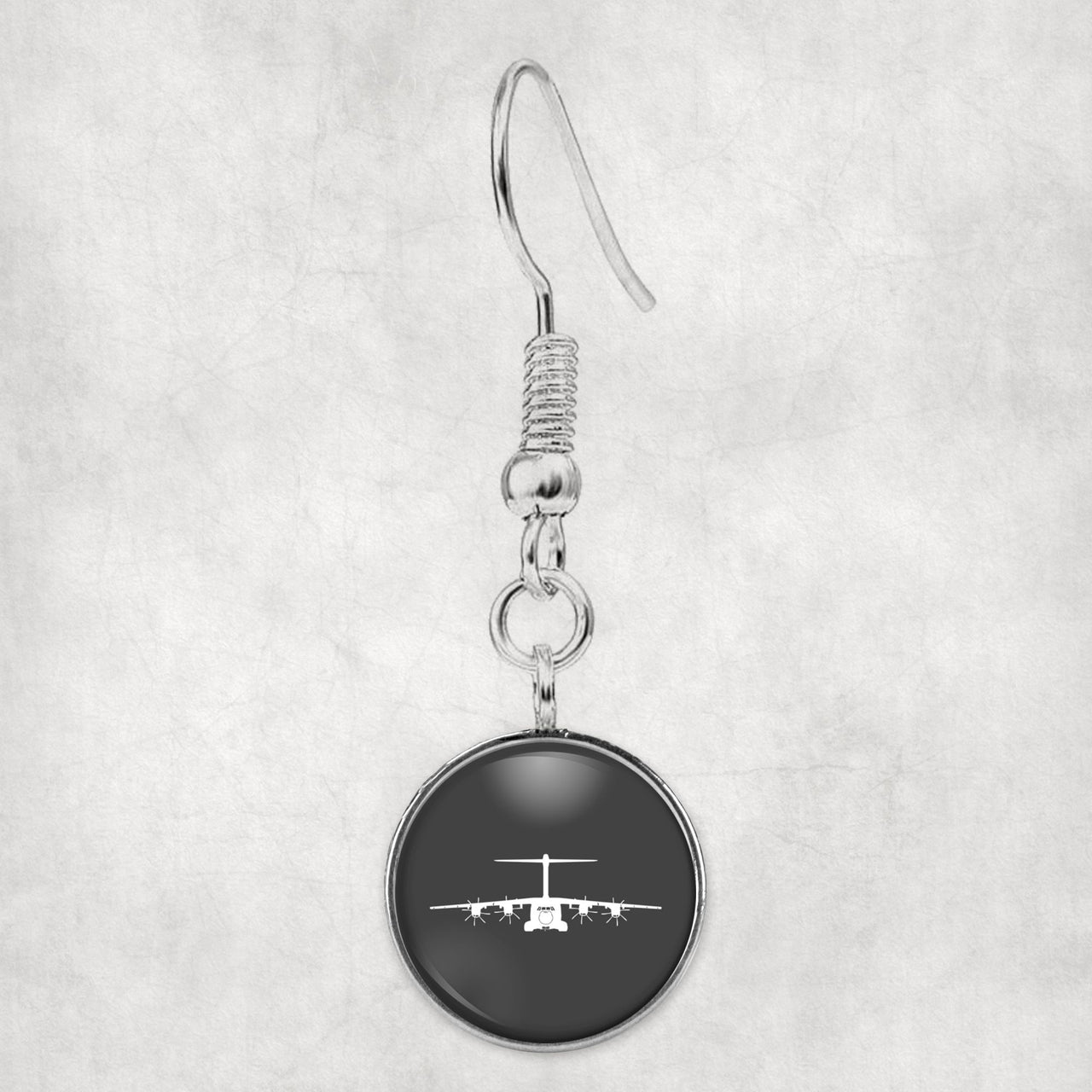 Airbus A400M Silhouette Designed Earrings