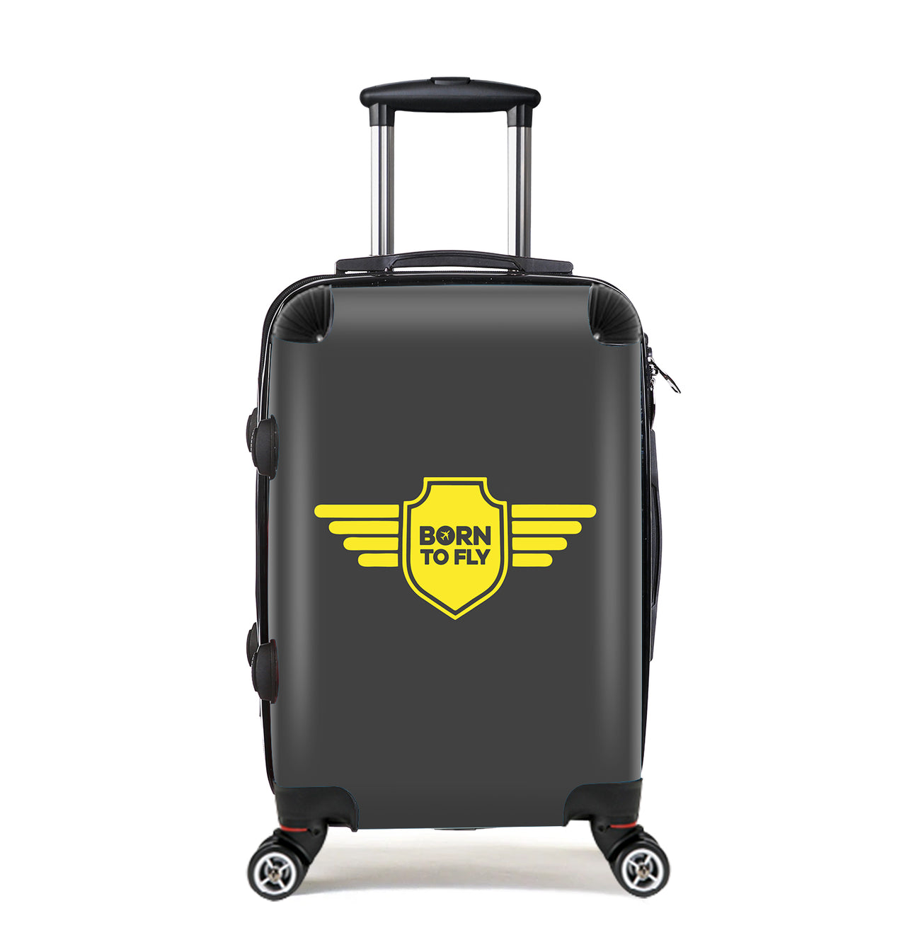 Born To Fly & Badge Designed Cabin Size Luggages