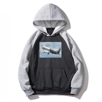 Thumbnail for Departing Airbus A350 (Original Livery) Designed Colourful Hoodies