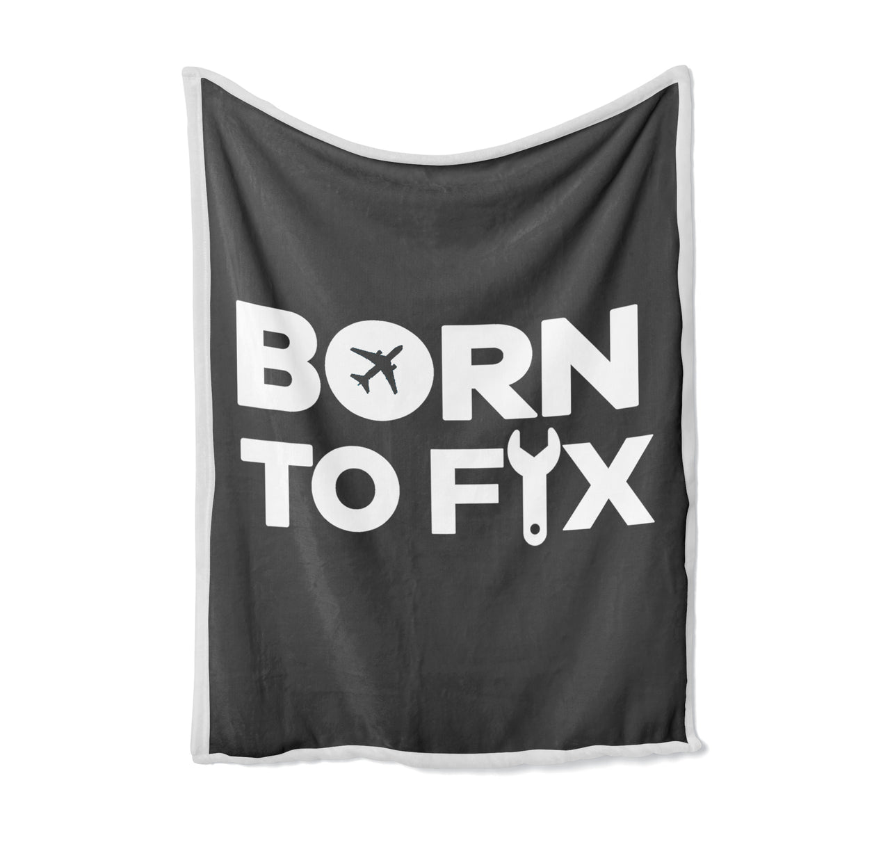 Born To Fix Airplanes Designed Bed Blankets & Covers
