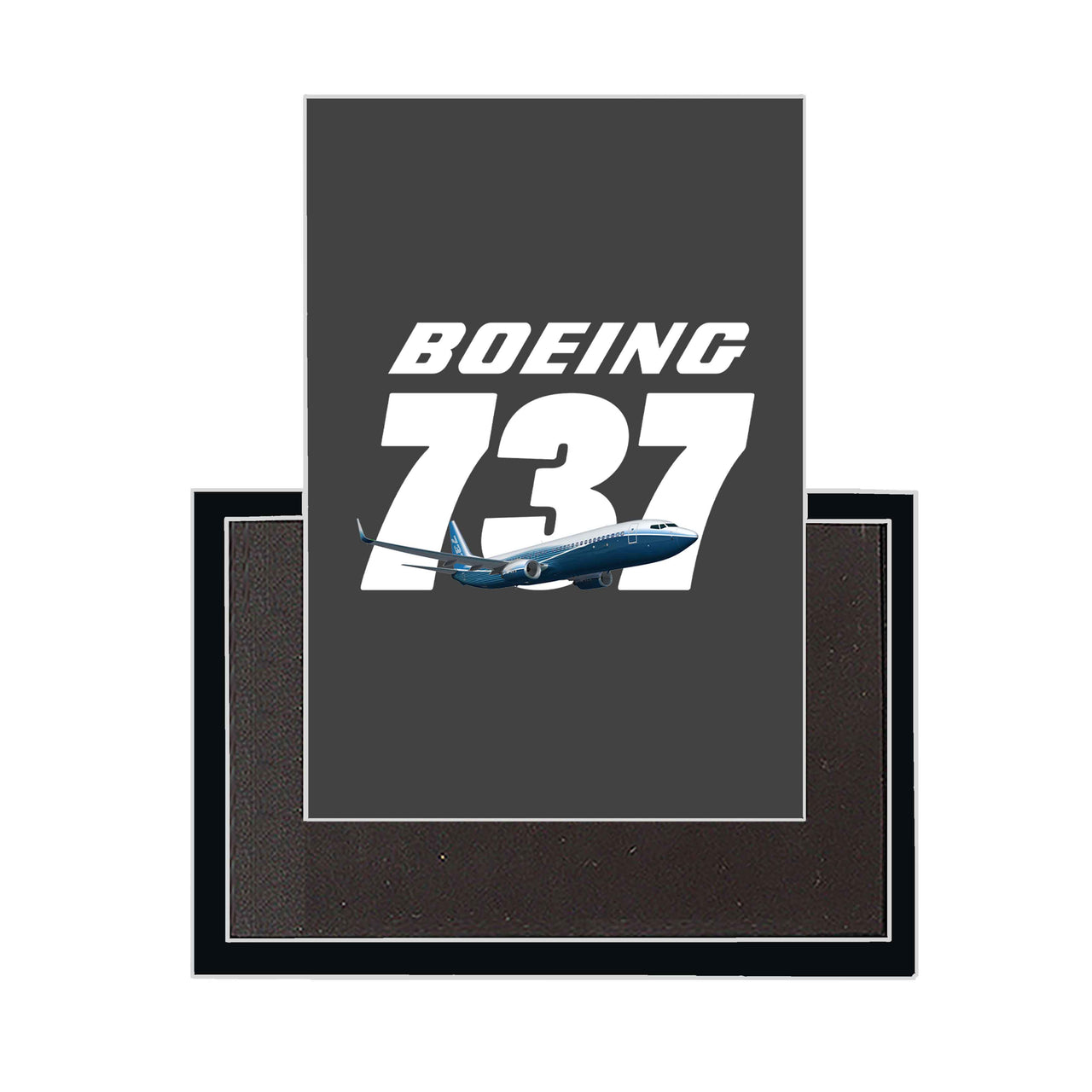 Super Boeing 737+Text Designed Magnets