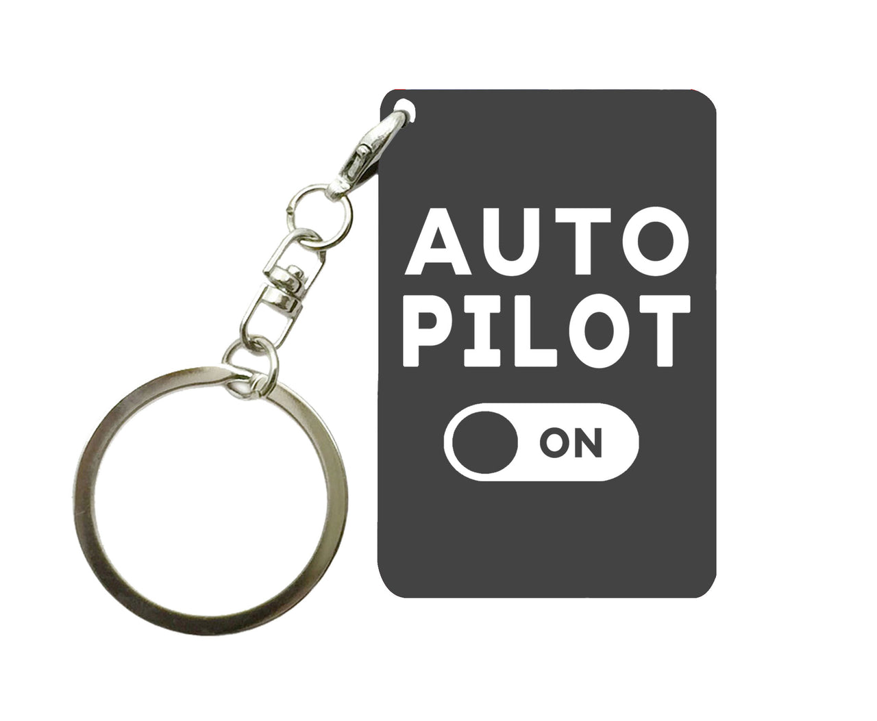 Auto Pilot ON Designed Key Chains