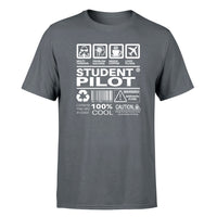 Thumbnail for Student Pilot Label Designed T-Shirts
