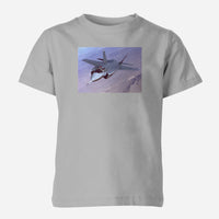 Thumbnail for Fighter Jet 35 Captured in the Air Designed Children T-Shirts