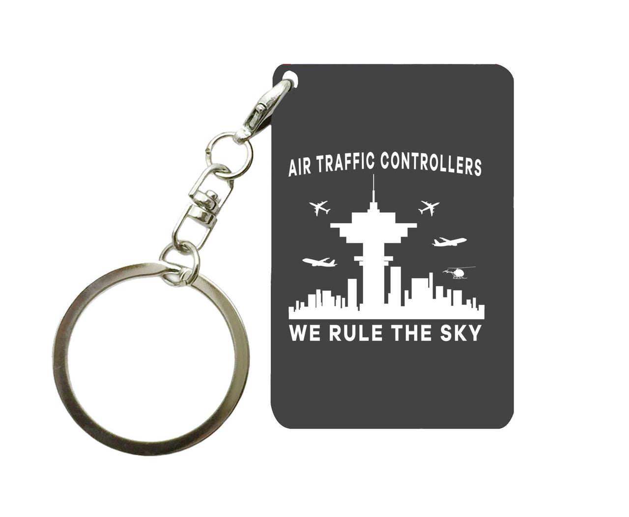 Air Traffic Controllers - We Rule The Sky Designed Key Chains