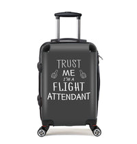 Thumbnail for Trust Me I'm a Flight Attendant Designed Cabin Size Luggages