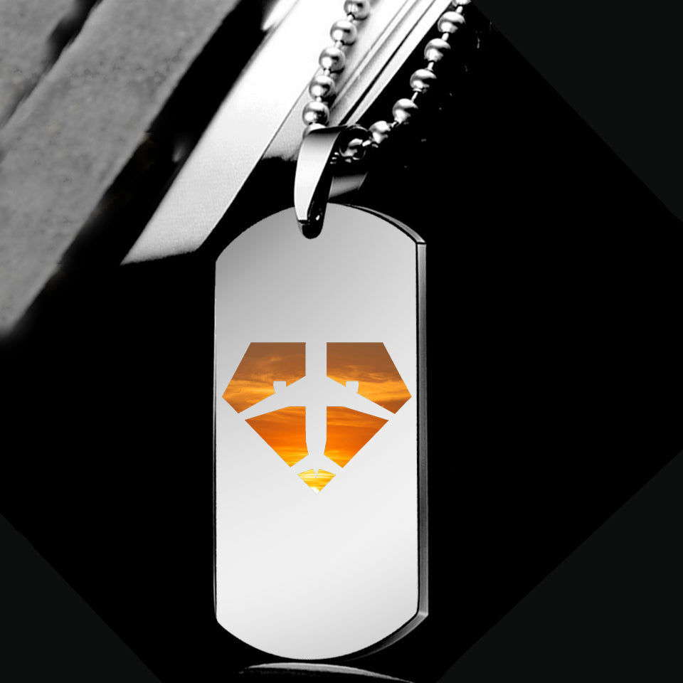 Supermen of The Skies (Sunset) Designed Metal Necklaces