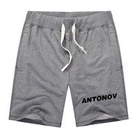 Thumbnail for Antonov & Text Designed Cotton Shorts