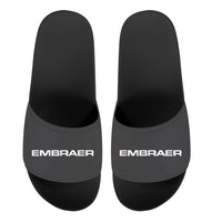 Thumbnail for Embraer & Text Designed Sport Slippers
