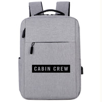 Thumbnail for Cabin Crew Text Designed Super Travel Bags