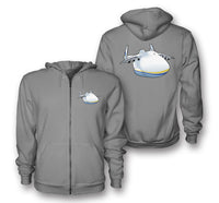 Thumbnail for Antonov 225 (3) Designed Zipped Hoodies