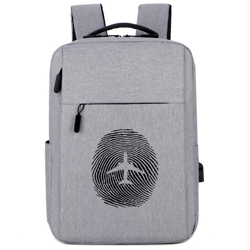 Aviation Finger Print Designed Super Travel Bags
