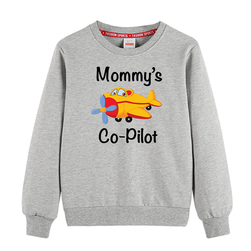 Mommy's Co-Pilot (Propeller) Designed "CHILDREN" Sweatshirts
