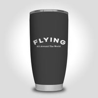Thumbnail for Flying All Around The World Designed Tumbler Travel Mugs