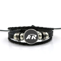 Thumbnail for ATR & Text Designed Leather Bracelets