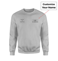 Thumbnail for Side Your Custom Logos & Name (Military Badge) Designed Sweatshirts