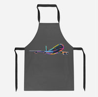 Thumbnail for Multicolor Airplane Designed Kitchen Aprons