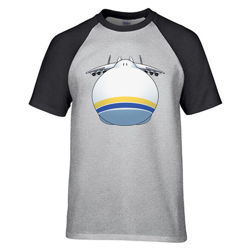 Antonov 225 ROUND Designed Raglan T-Shirts