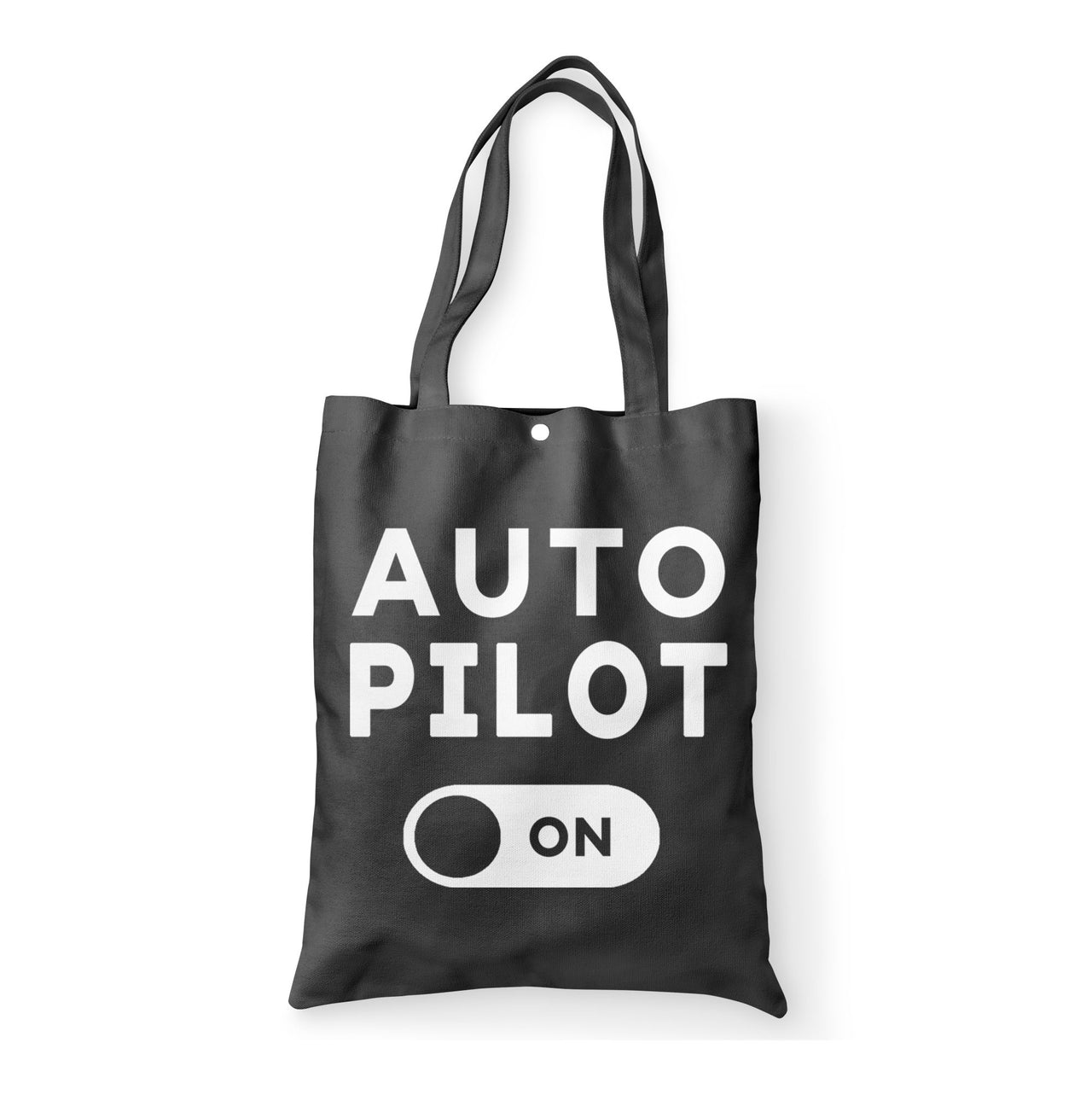 Auto Pilot ON Designed Tote Bags