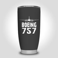 Thumbnail for Boeing 757 & Plane Designed Tumbler Travel Mugs