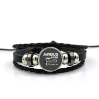 Thumbnail for Airbus A330 & Trent 700 Engine Designed Leather Bracelets