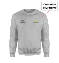 Thumbnail for Side Your Custom Logos & Name (Badge 3) Designed Sweatshirts