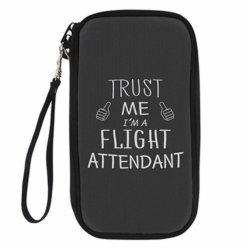 Trust Me I'm a Flight Attendant Designed Travel Cases & Wallets