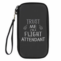 Thumbnail for Trust Me I'm a Flight Attendant Designed Travel Cases & Wallets