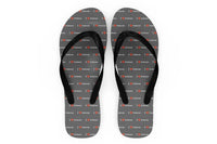 Thumbnail for I Love Embraer Designed Slippers (Flip Flops)
