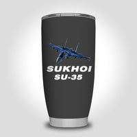 Thumbnail for The Sukhoi SU-35 Designed Tumbler Travel Mugs