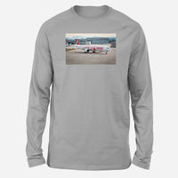 Thumbnail for Boeing 777 Swiss Foto Designed Long-Sleeve T-Shirts