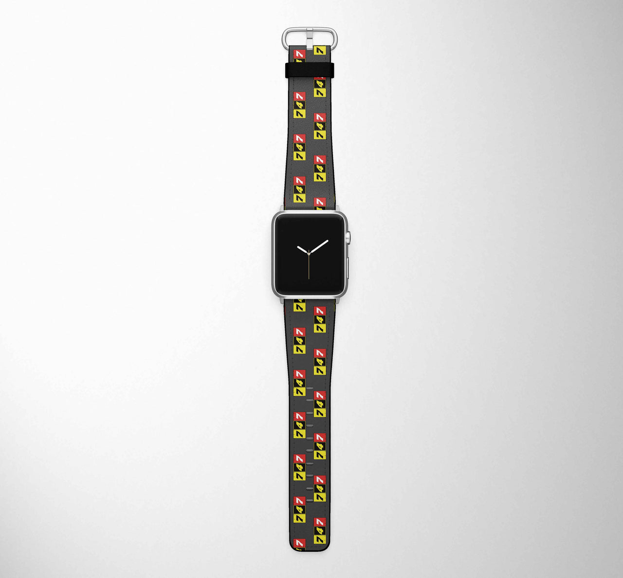 Flat Colourful 747 Designed Leather Apple Watch Straps